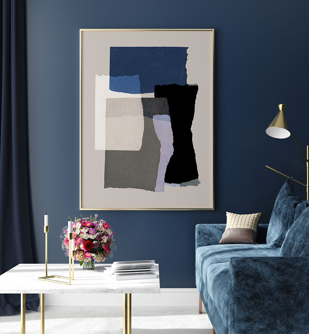 PIECES III , GEOMETRIC ART PRINTS