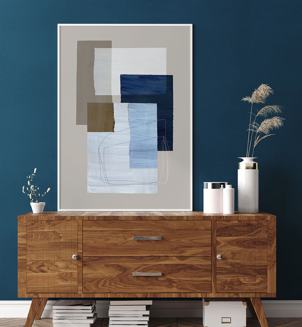 PIECES I , GEOMETRIC ART PRINTS
