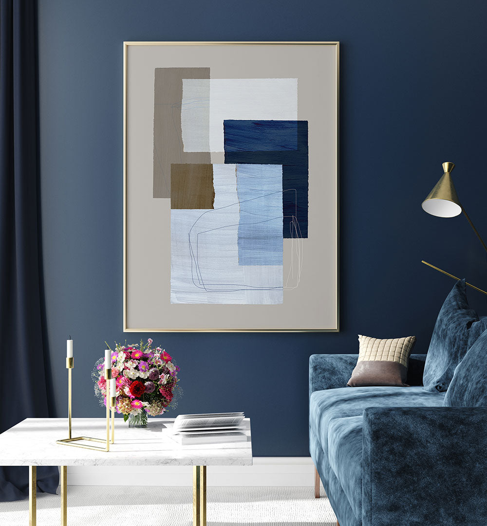 PIECES I , GEOMETRIC ART PRINTS