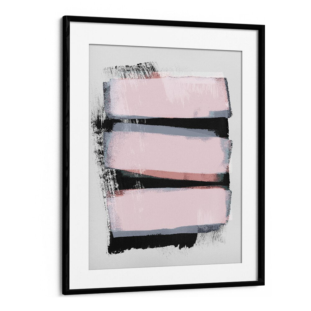 Pieces of A Dream By Mareike Bohmer Abstract Art Artwork in Black Frame With Mount
