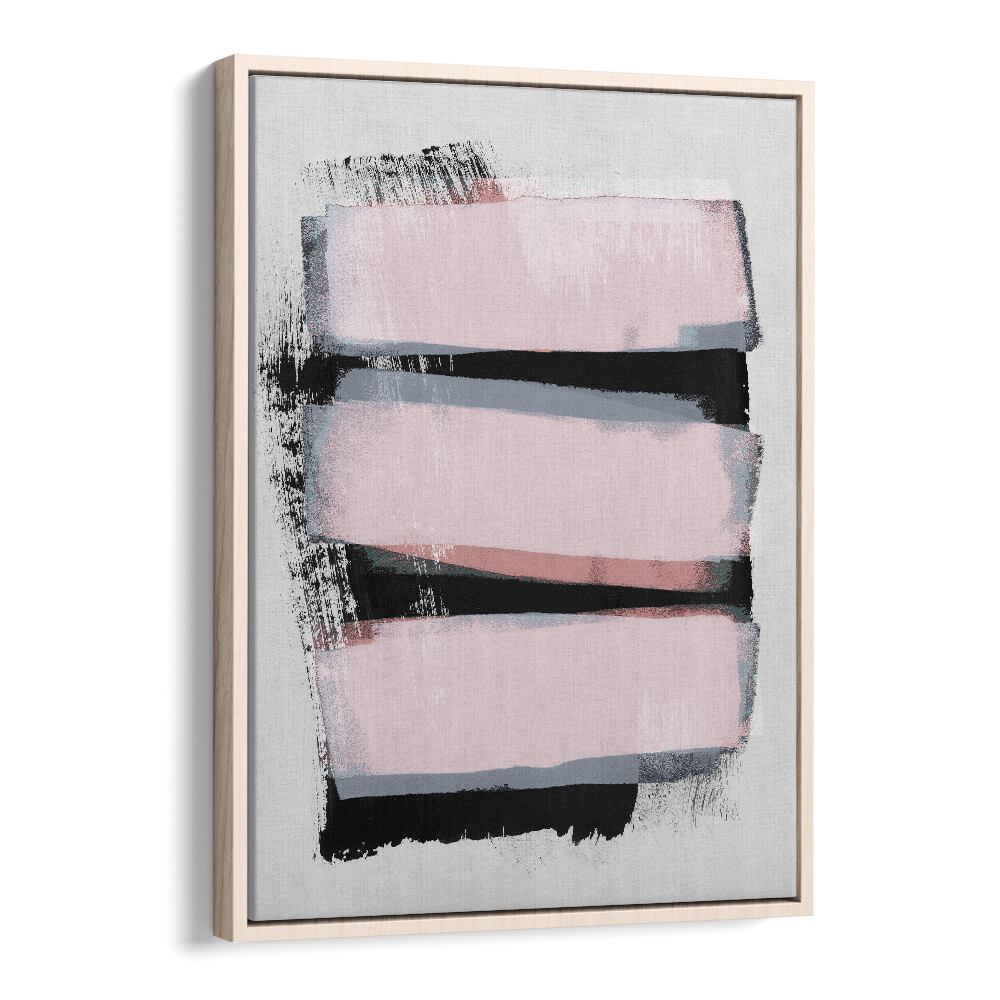 Pieces of A Dream By Mareike Bohmer Abstract Art Artwork in Oak Wood Floater Frame
