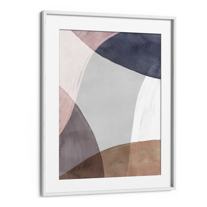 Pieces Of Light By Mareike Bohmer Abstract Art Artwork in White Frame With Mount