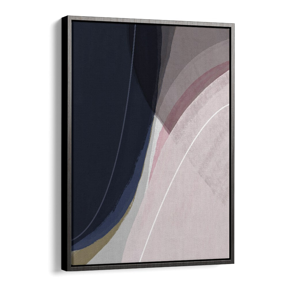 Pieces Of The Cosmos By Mareike Bohmer Abstract Art Artwork in Black Floater Frame
