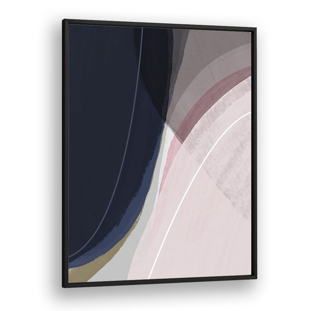 Pieces Of The Cosmos By Mareike Bohmer Abstract art Artwork in Black Plain Frame
