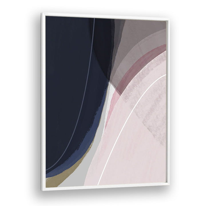 Pieces Of The Cosmos By Mareike Bohmer Abstract art Artwork in White Plain Frame
