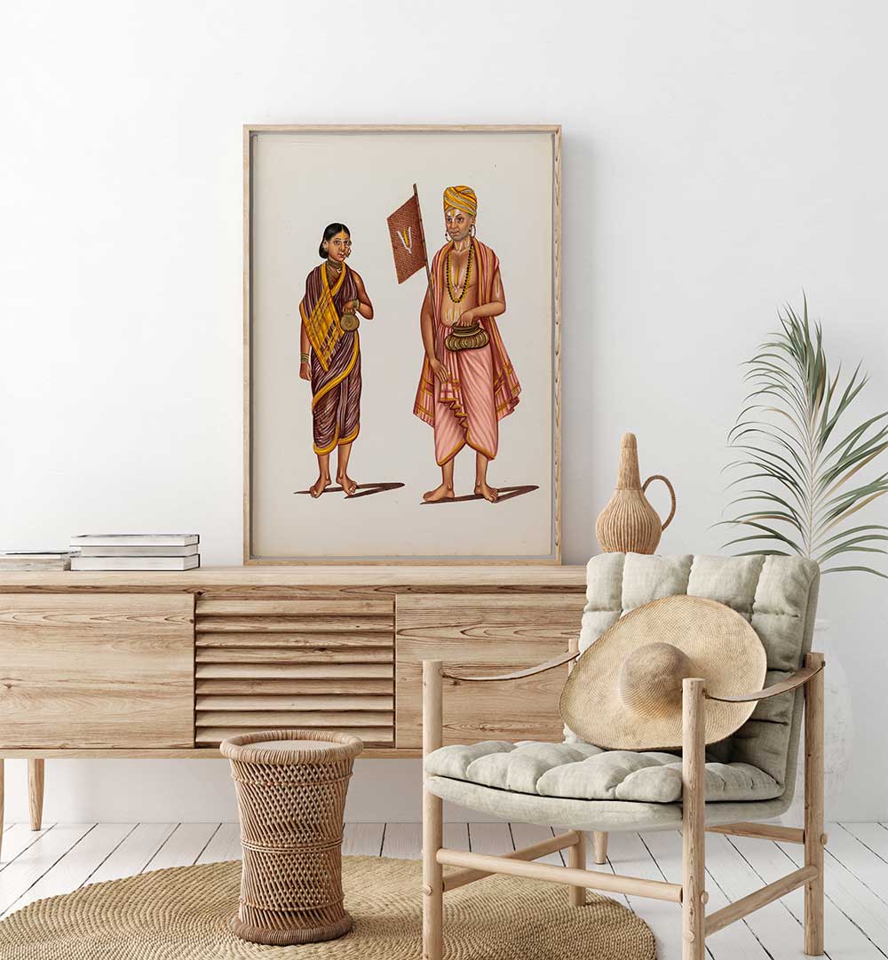 PILGRIMS OF FAITH , INDIAN ART PAINTINGS