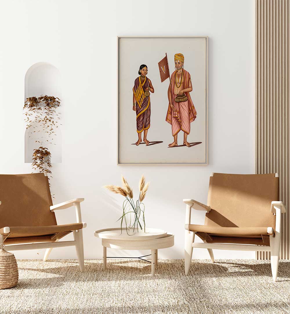 PILGRIMS OF FAITH , INDIAN ART PAINTINGS