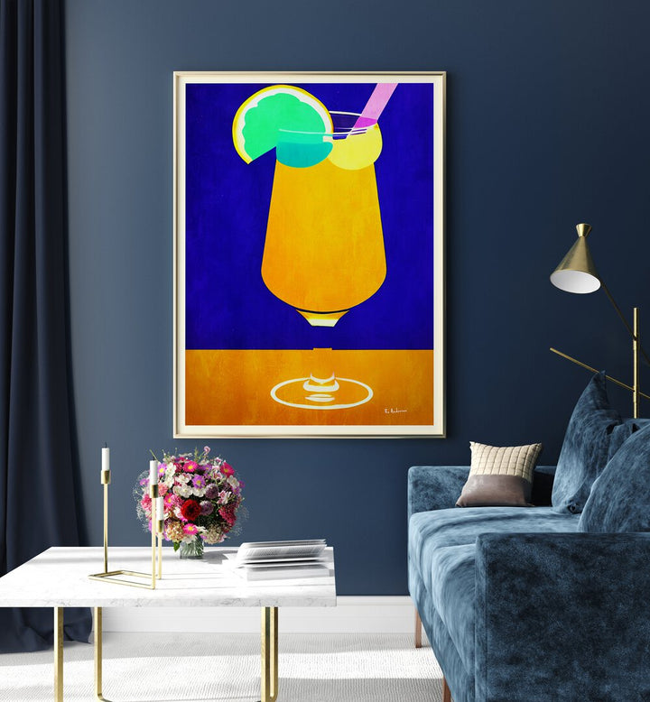 Bright Pina Colada Kitchen Posters add vibrant tropical charm to elevate your kitchen decor with style.