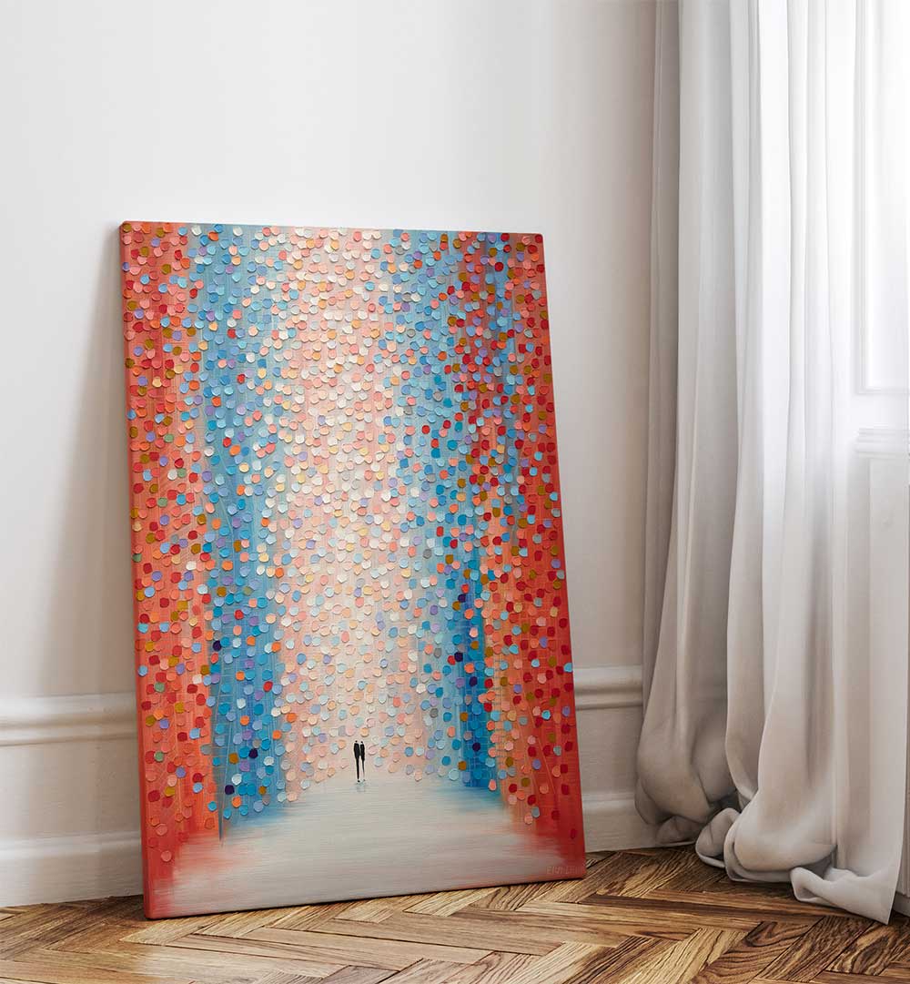 PINK DAY , MODERN IMPRESSIONISM PAINTINGS