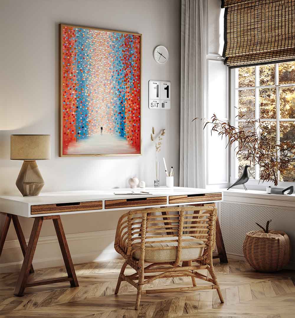 PINK DAY , MODERN IMPRESSIONISM PAINTINGS