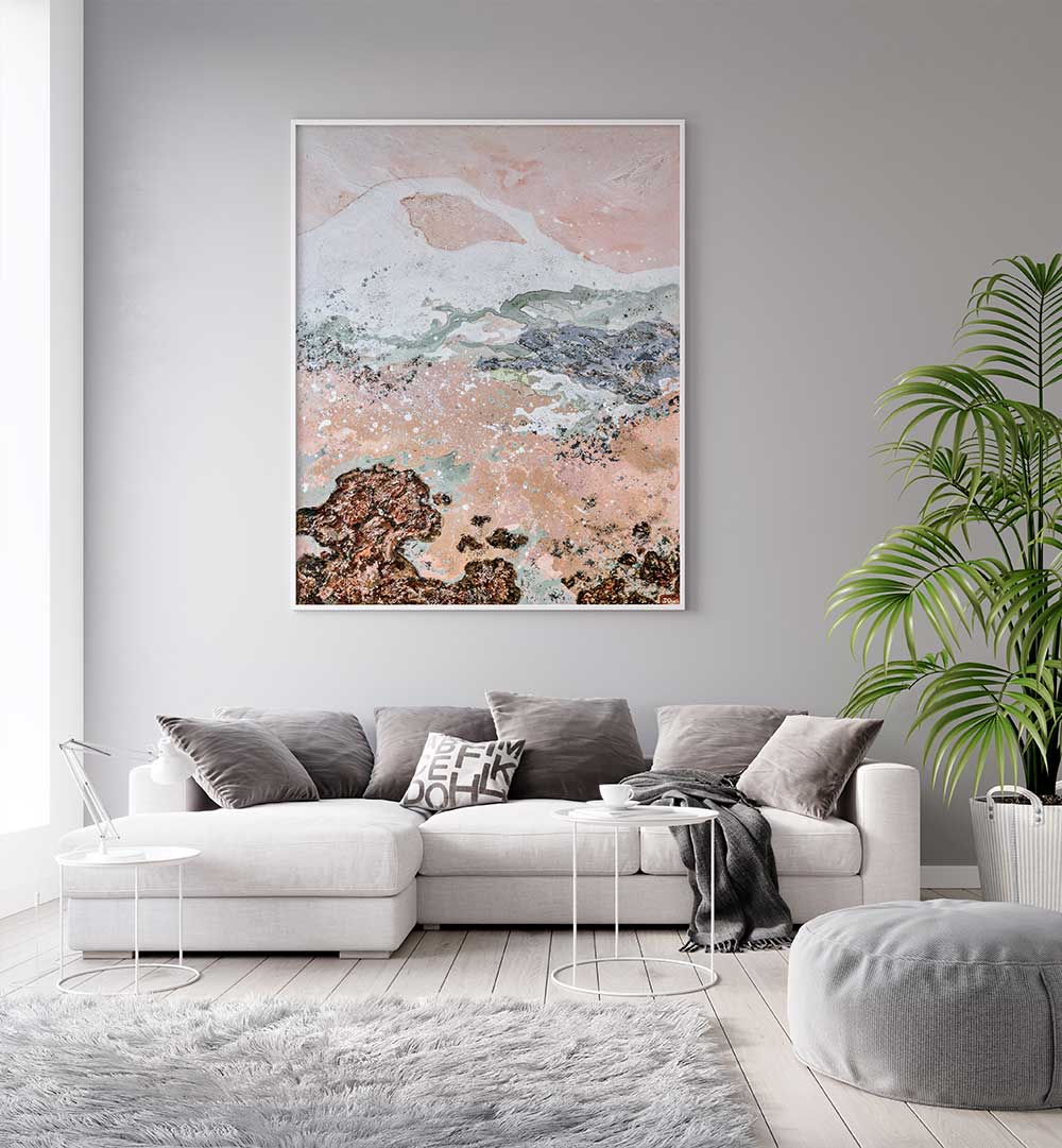 PINK HORIZON , LANDSCAPE PAINTINGS