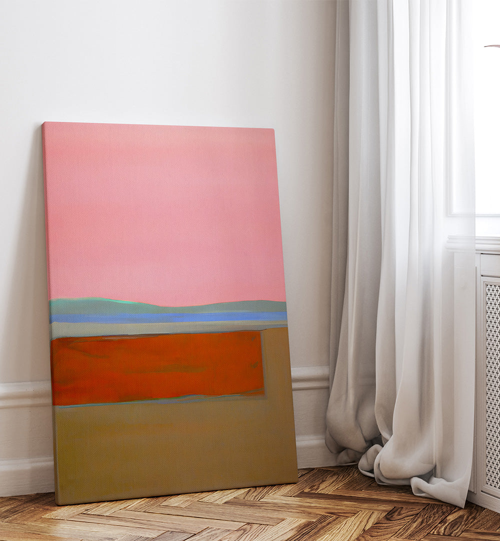 PINK ORANGE ABSTRACT