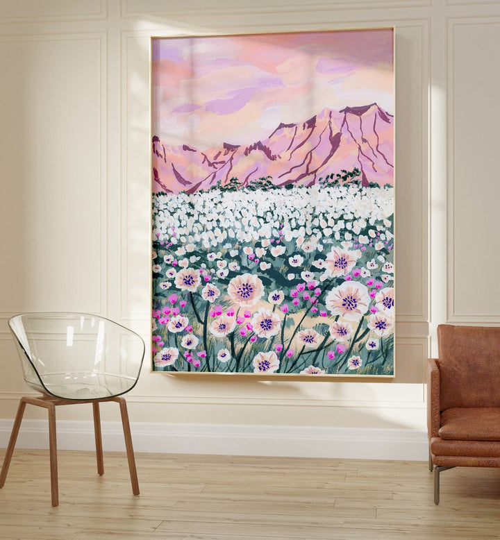 PINK DESERT BY SARAH GESEK , LANDSCAPE ART PRINTS