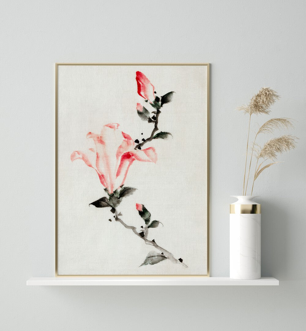 PINK FLOWER (1760-1849), VINTAGE PAINTINGS