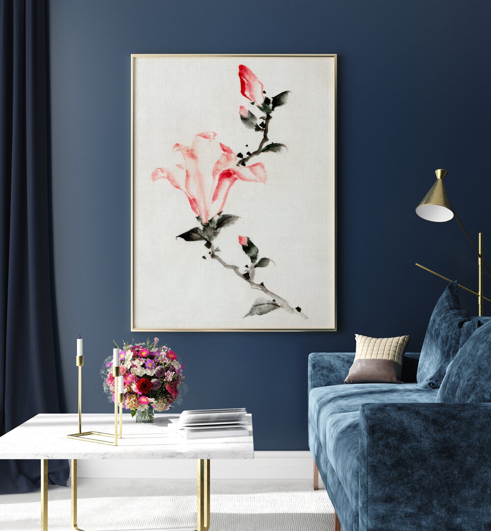 PINK FLOWER (1760-1849), VINTAGE PAINTINGS