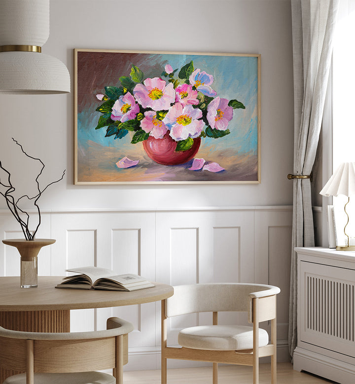 PINK PETALS II , VINTAGE EUROPEAN PAINTINGS
