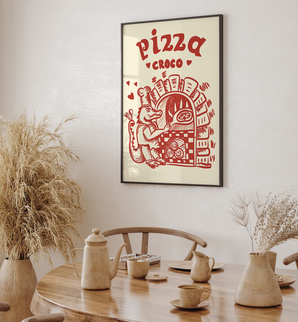 PIZZA CROCO , KITCHEN POSTERS