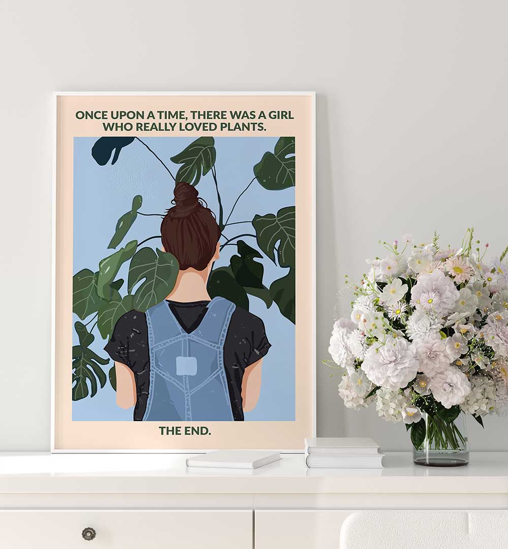 PLANT GIRL , QUOTES & TYPOGRAPHY POSTERS