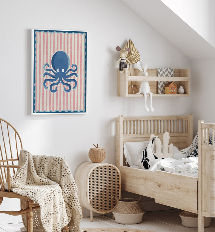 PLAYFUL BLUE OCTOPUS