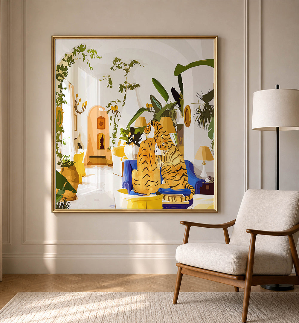 PLAYFUL TIGERS ELEGANT ROOM