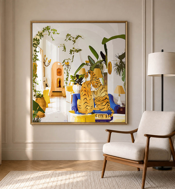 PLAYFUL TIGERS ELEGANT ROOM
