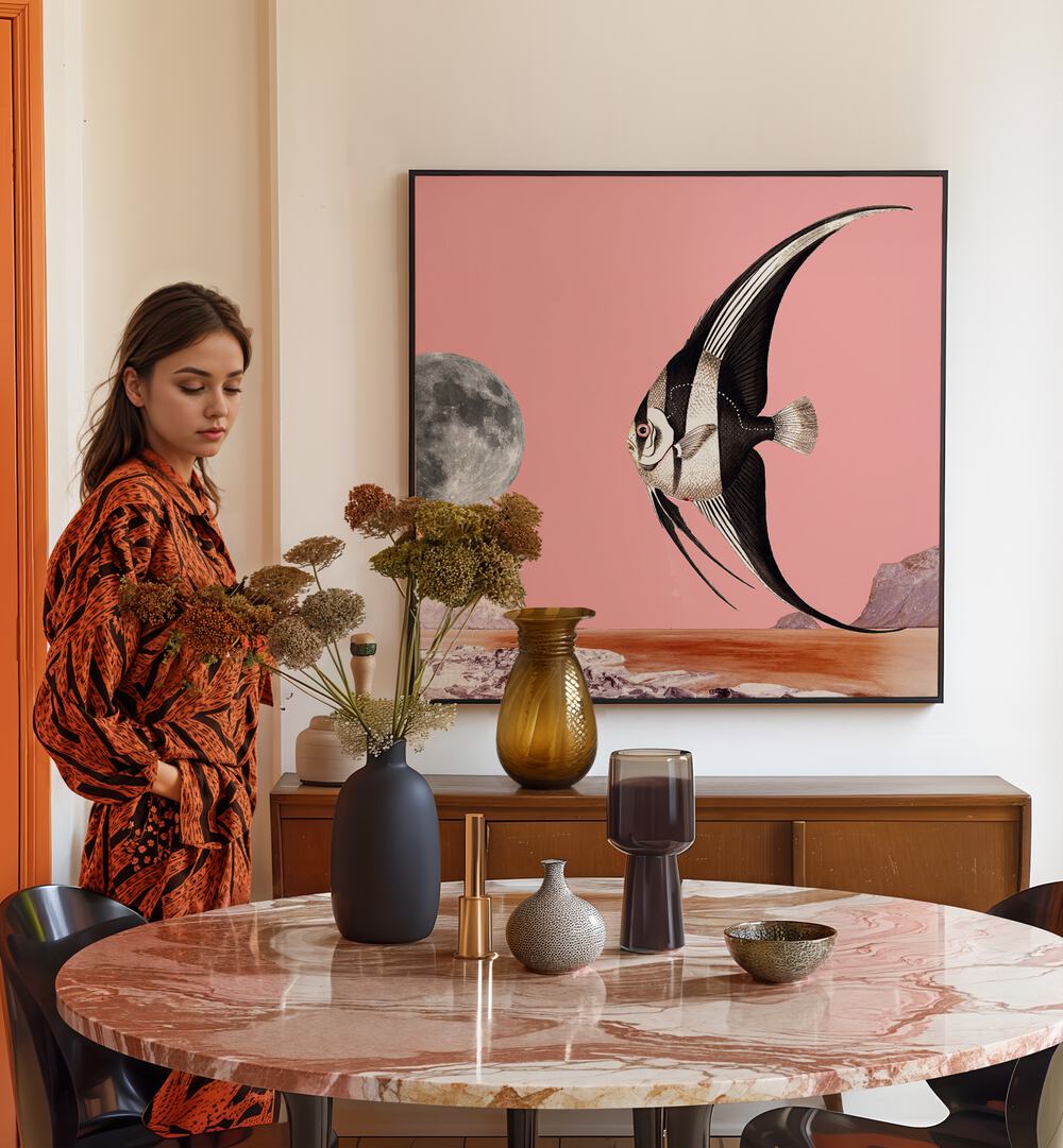 Stylish home decor featuring PLENTY OF FISH, BEACH PAINTINGS with vibrant colors and elegant details. Perfect for any space.