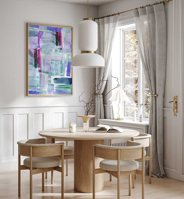 Enchanting PLUM PURPLE LILAC I, ABSTRACT PAINTINGS add creativity and color to your space, transforming any room beautifully.