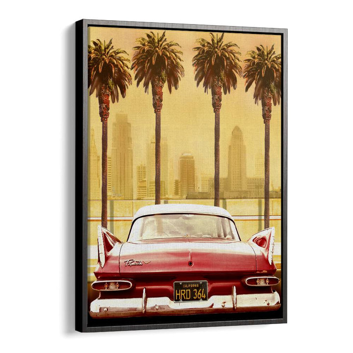 AUTOMOTIVE painting - PLYMOUTH SAVOY WITH PALMS by Asianmonk