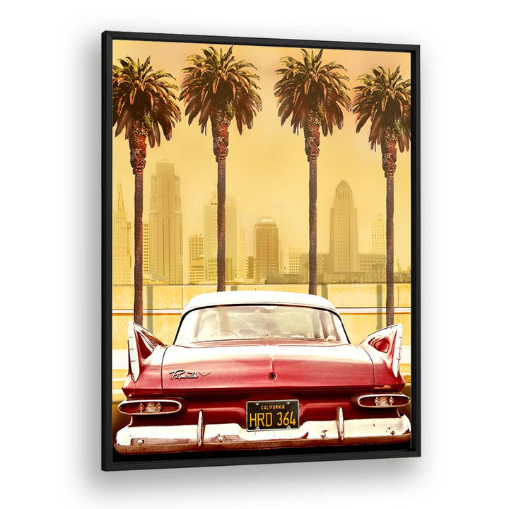 AUTOMOTIVE painting - PLYMOUTH SAVOY WITH PALMS by Asianmonk