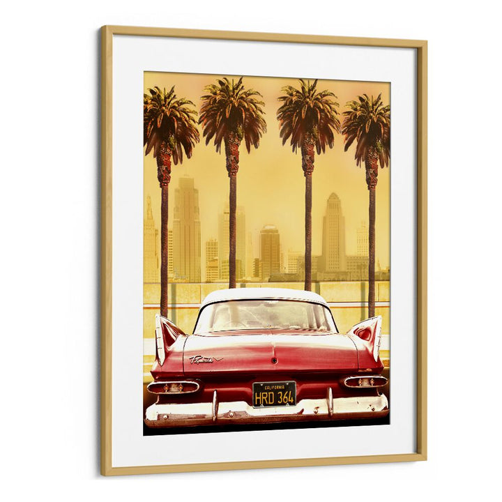 AUTOMOTIVE painting - PLYMOUTH SAVOY WITH PALMS by Asianmonk