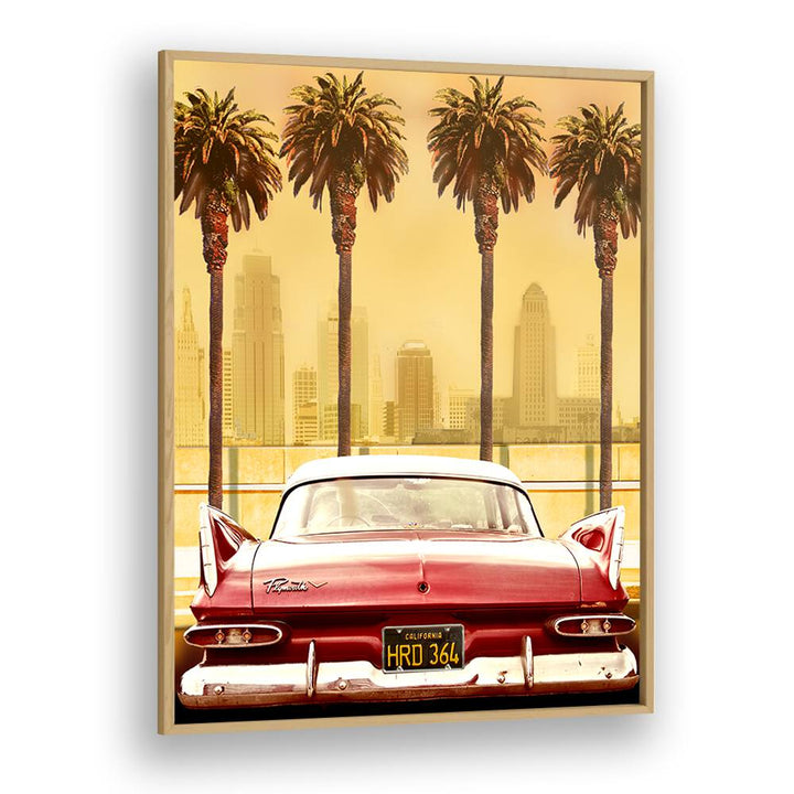 AUTOMOTIVE painting - PLYMOUTH SAVOY WITH PALMS by Asianmonk