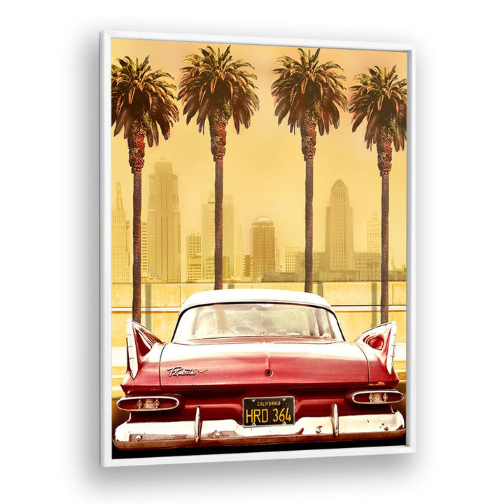 AUTOMOTIVE painting - PLYMOUTH SAVOY WITH PALMS by Asianmonk