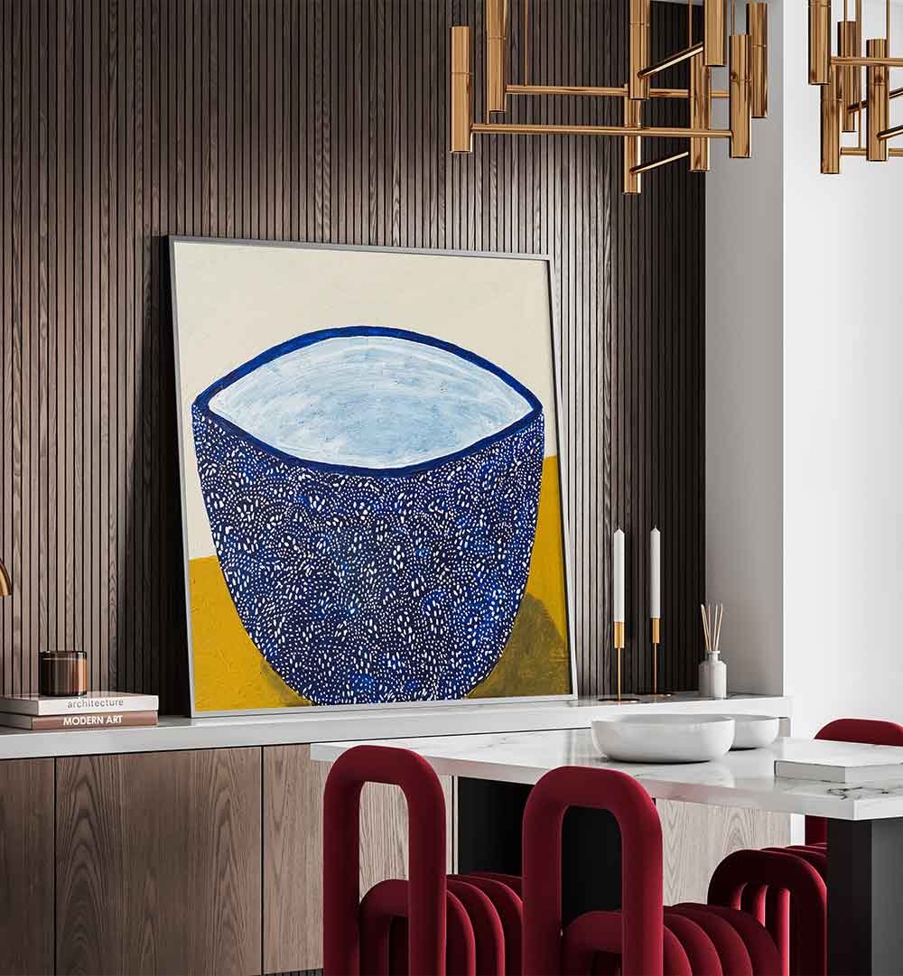 Bright and colorful POINTY BOWL, KITCHEN POSTERS enhance your kitchen's aesthetic, perfect for culinary enthusiasts.