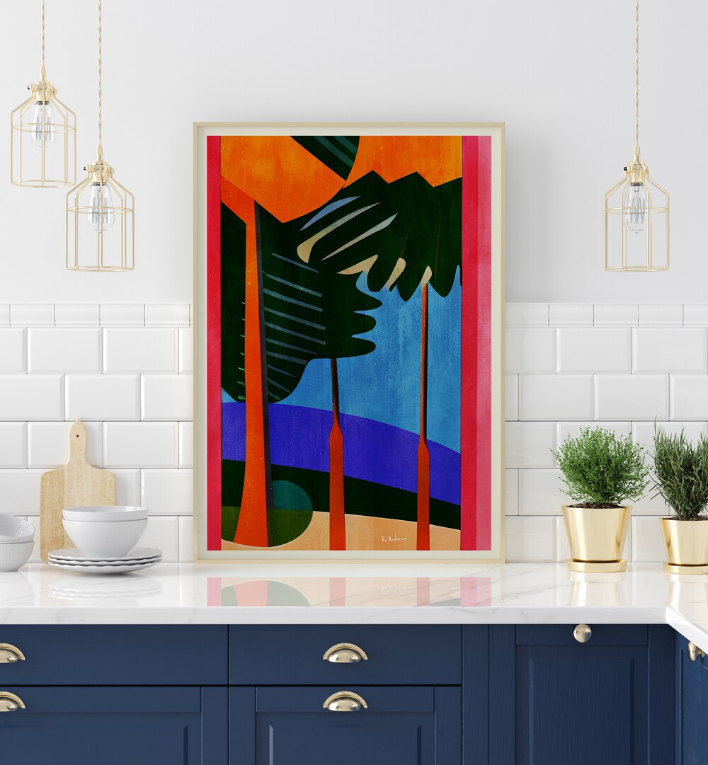 Vibrant POLYNEITUSIE FRANCISAISE, BEACH PAINTINGS enhance your space with serene coastal beauty and rich colors.