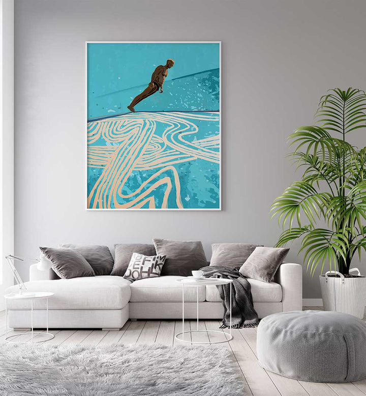 POOL NO I , SURREAL ART PRINTS