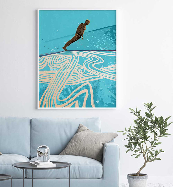 POOL NO I , SURREAL ART PRINTS