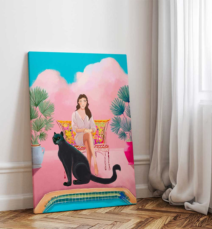 POOLSIDE BLISS , PORTRAITS & FIGURATIVE ILLUSTRATIONS