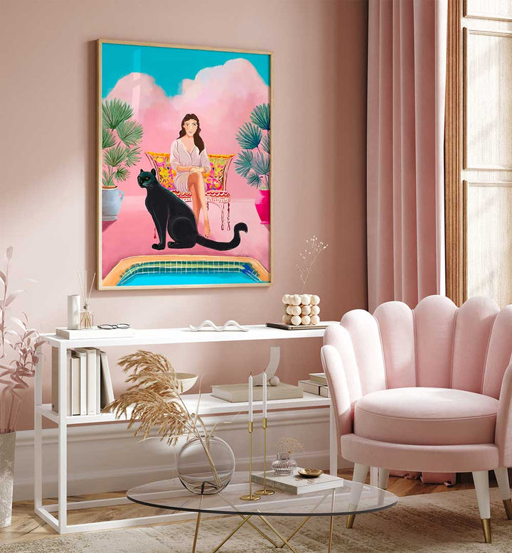 POOLSIDE BLISS , PORTRAITS & FIGURATIVE ILLUSTRATIONS