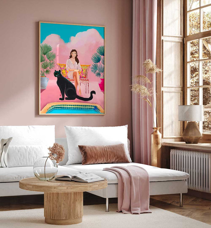 POOLSIDE BLISS , PORTRAITS & FIGURATIVE ILLUSTRATIONS