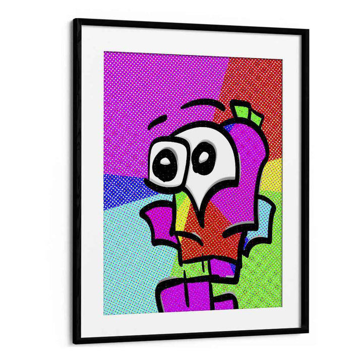 Pop Art III Pop Art Artwork in Black Frame With Mount