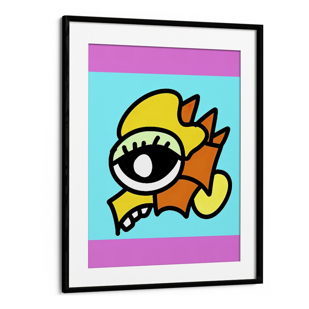 Pop Art IV Pop Art Artwork in Black Frame With Mount