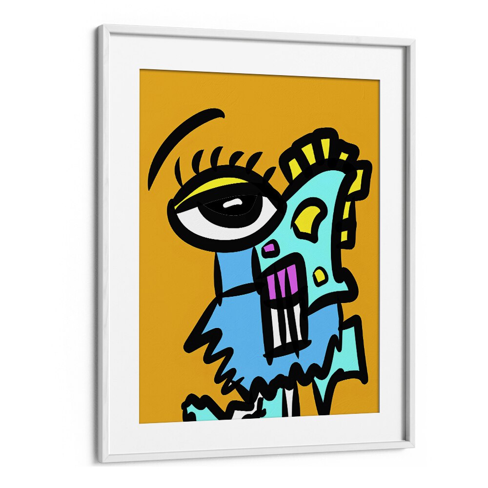 Pop Art VI Pop Art Artwork in White Frame With Mount