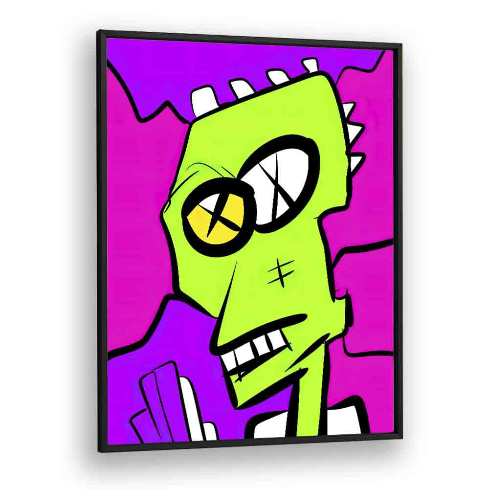 Pop Art VII Pop Art Artwork in Black Plain Frame