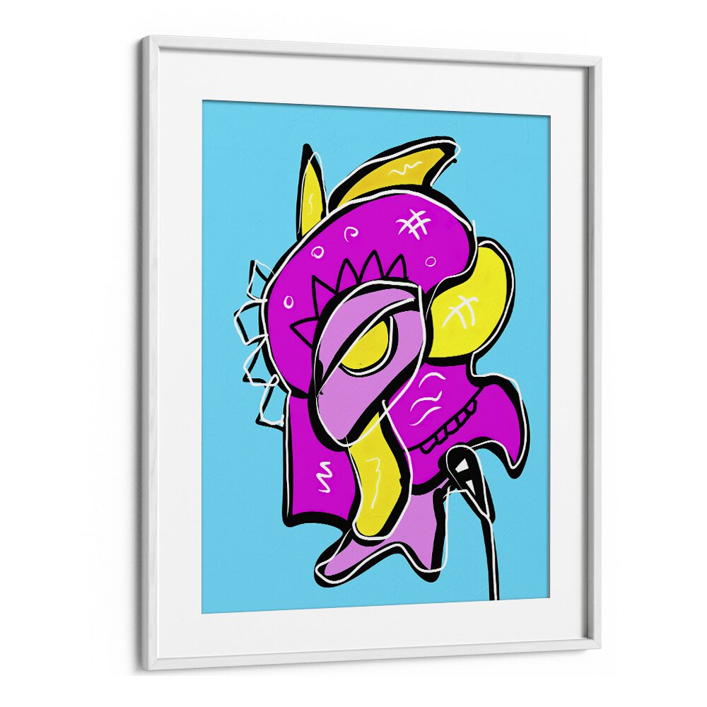 Pop Art VIII Pop Art Artwork in White Frame With Mount