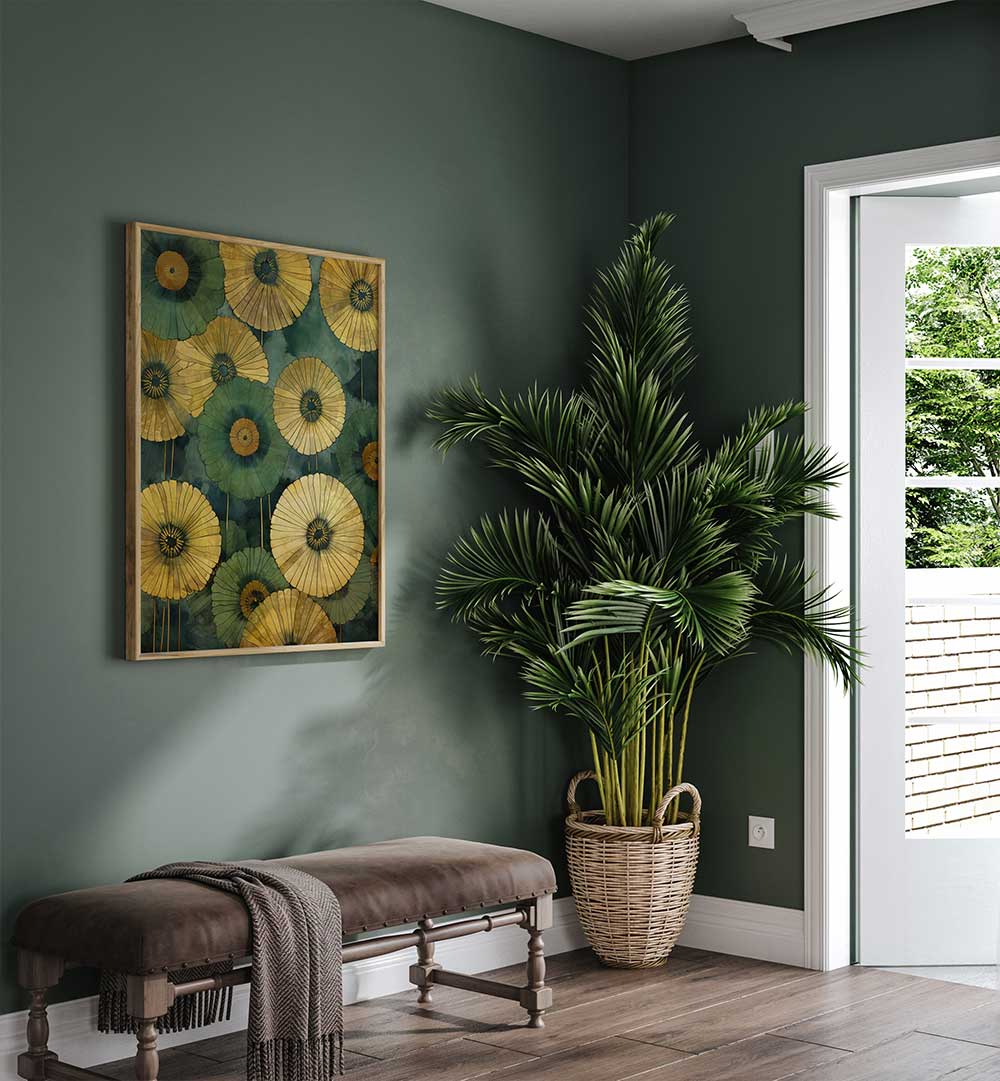 POPPIES I , FLORAL FLOWER PAINTINGS