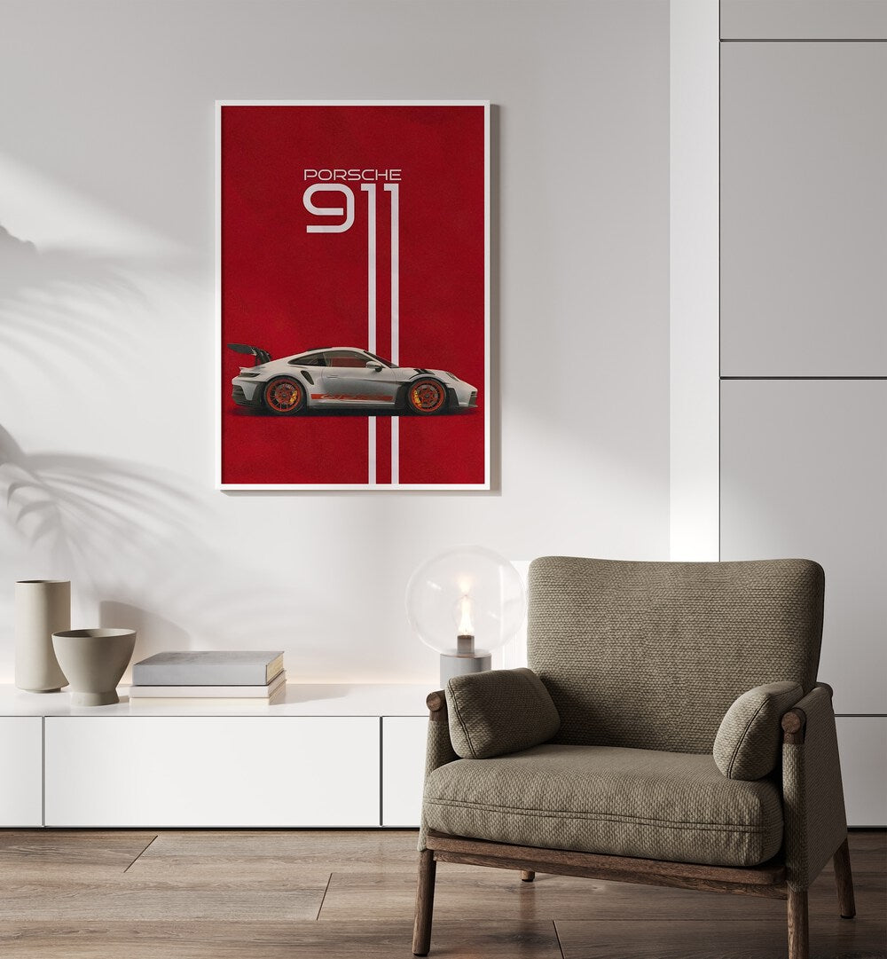 AUTOMOTIVE painting - PORSCHE 911 by Asianmonk