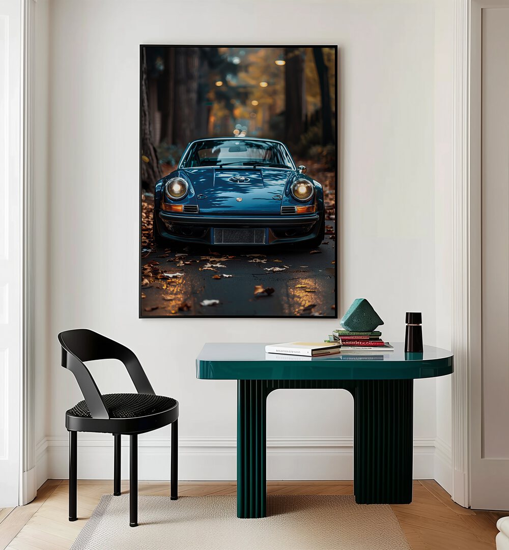 Porsche Creative VIII, car posters showcasing iconic design, perfect for elevating your space with automotive art.
