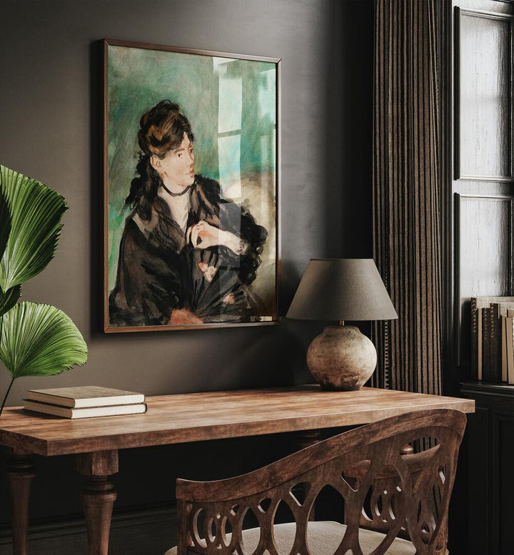 PORTRAIT OF BERTHE MORISOT, VINTAGE PAINTINGS