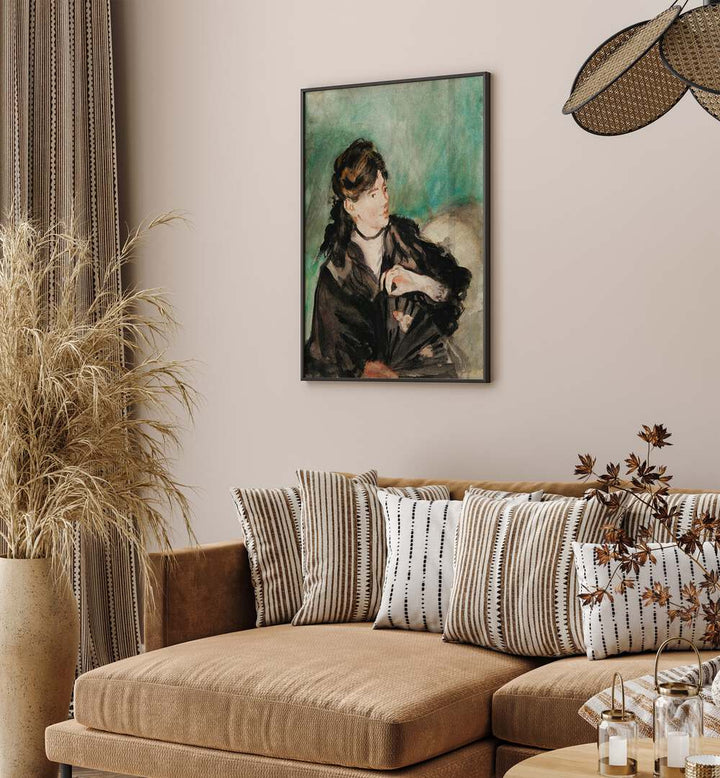 PORTRAIT OF BERTHE MORISOT, VINTAGE PAINTINGS