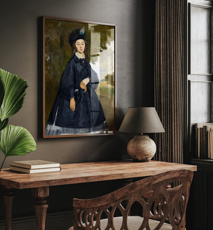 PORTRAIT OF MADAME BRUNET, VINTAGE PAINTINGS